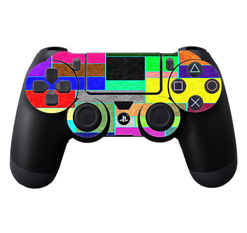  Colorful Squares Sony Playstation PS4 Controller Skin