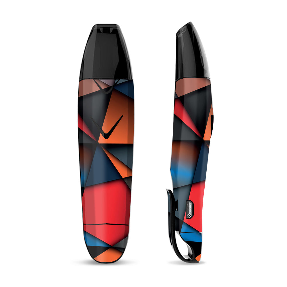 Skin Decal Vinyl Wrap for Suorin Vagon  Vape / Colorful Shapes