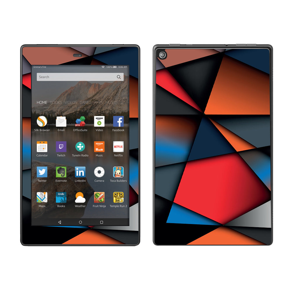  Colorful Shapes Amazon Fire HD 8 Skin