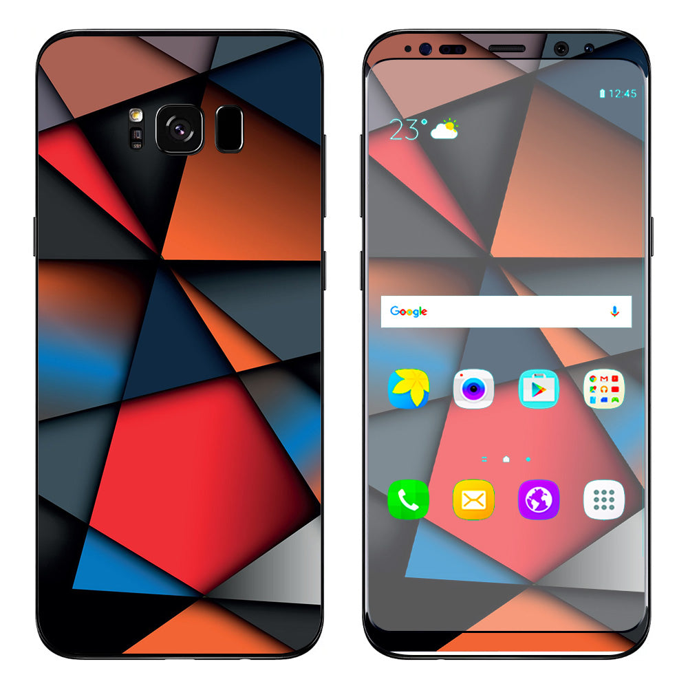  Colorful Shapes Samsung Galaxy S8 Skin