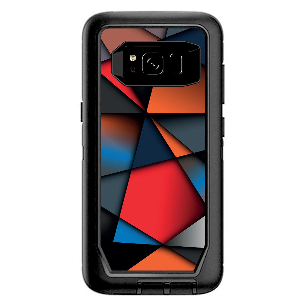  Colorful Shapes Otterbox Defender Samsung Galaxy S8 Skin