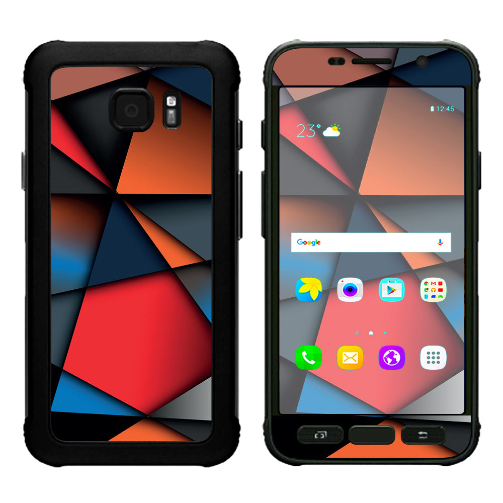  Colorful Shapes Samsung Galaxy S7 Active Skin