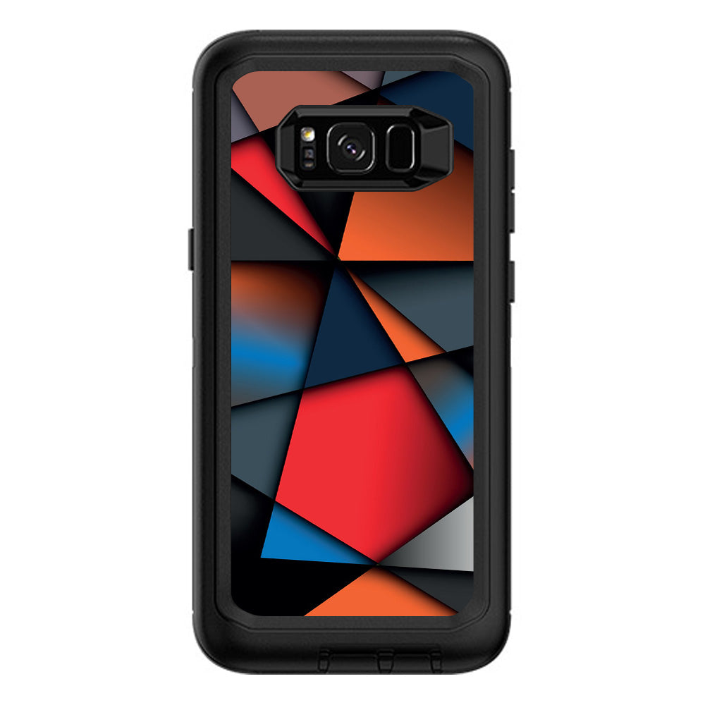  Colorful Shapes Otterbox Defender Samsung Galaxy S8 Plus Skin