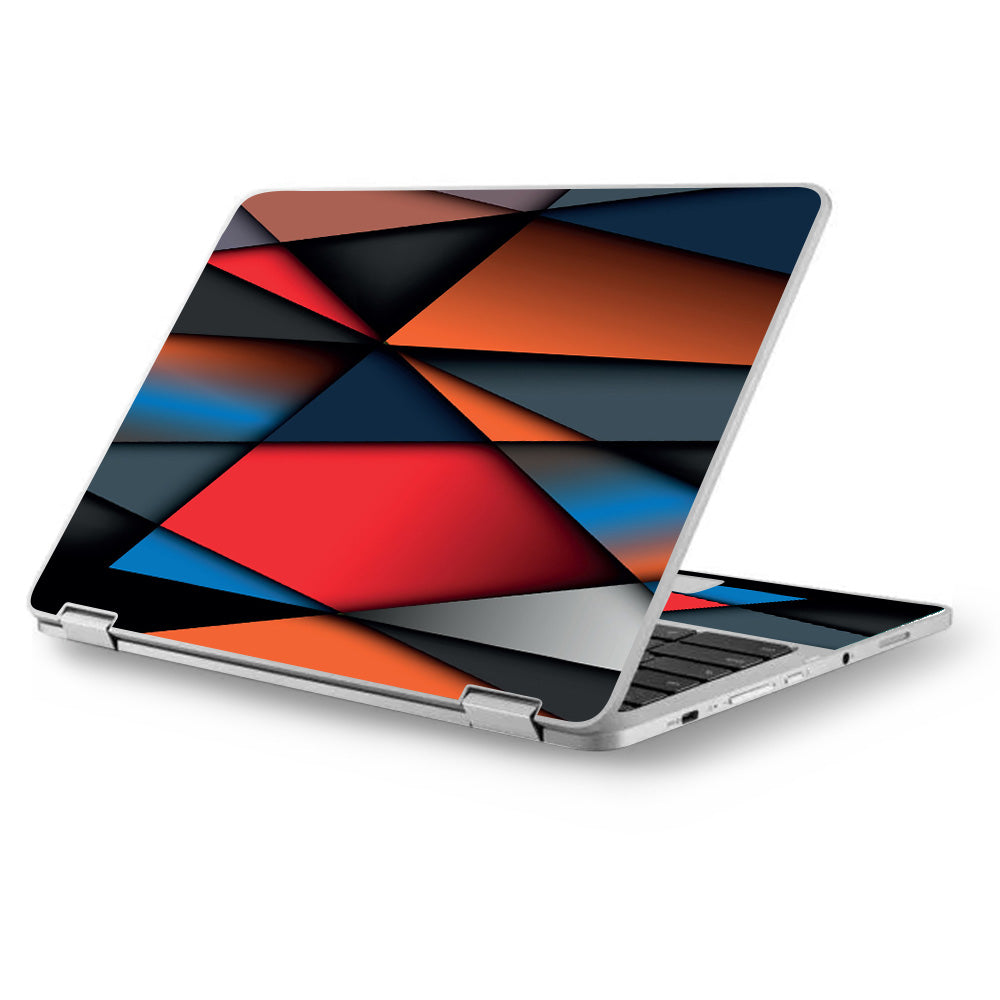  Colorful Shapes Asus Chromebook Flip 12.5" Skin