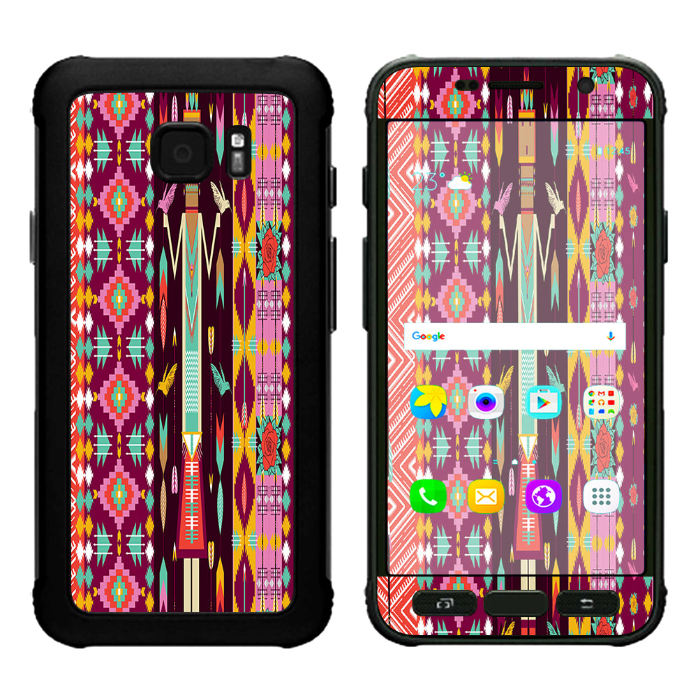  Tribal Aztec  Samsung Galaxy S7 Active Skin