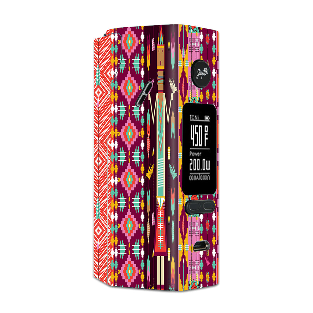  Tribal Aztec Wismec Reuleaux RX 2/3 combo kit Skin