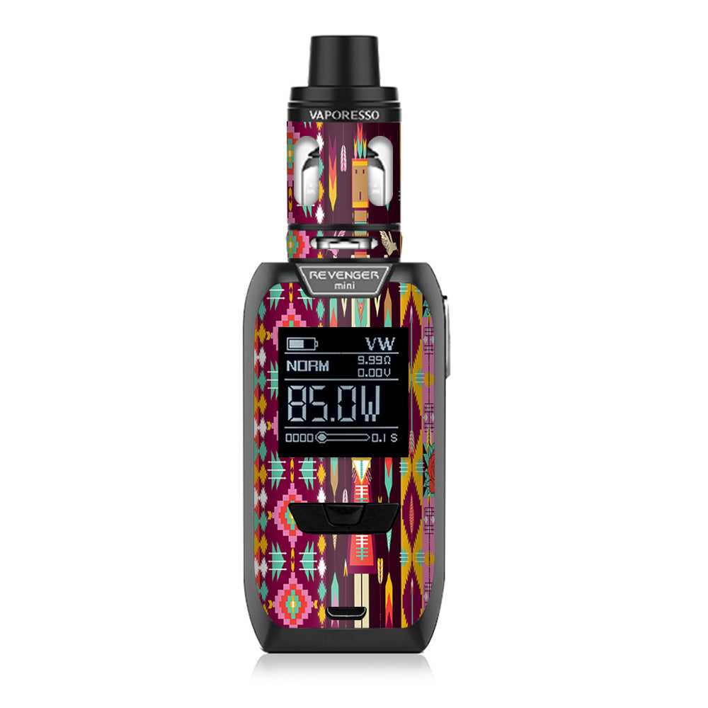  Tribal Aztec  Vaporesso Revenger Mini 85w Skin