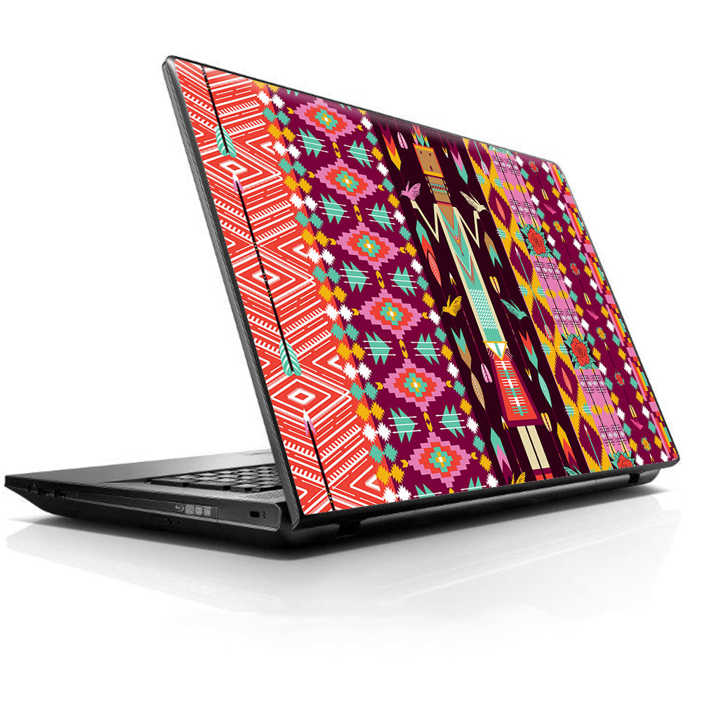  Tribal Aztec Universal 13 to 16 inch wide laptop Skin
