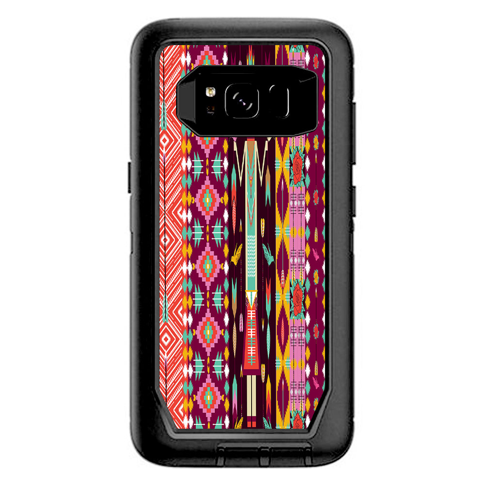  Tribal Aztec  Otterbox Defender Samsung Galaxy S8 Skin