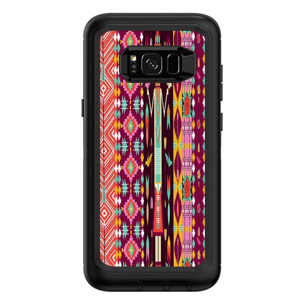  Tribal Aztec  Otterbox Defender Samsung Galaxy S8 Plus Skin