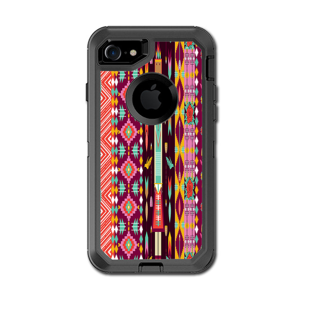  Tribal Aztec Otterbox Defender iPhone 7 or iPhone 8 Skin