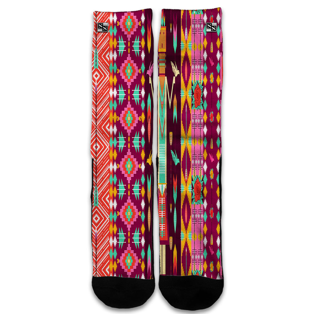  Tribal Aztec Universal Socks
