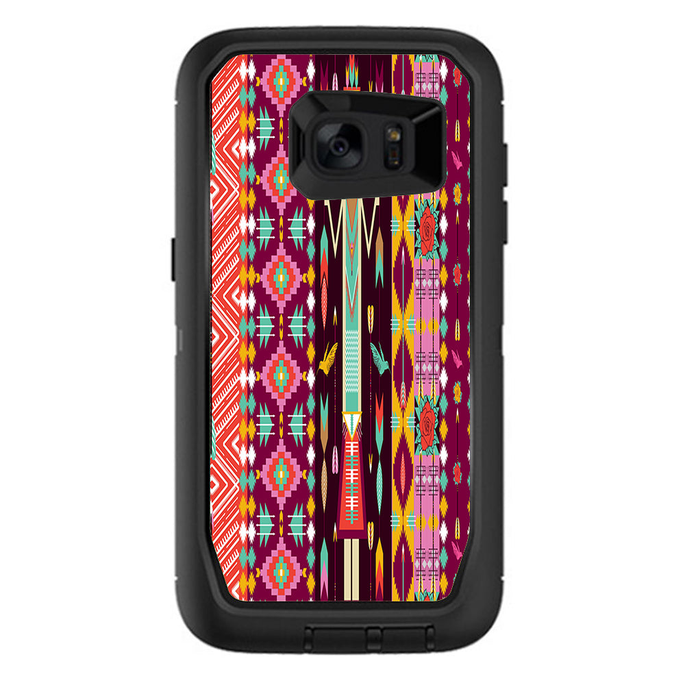  Tribal Aztec Otterbox Defender Samsung Galaxy S7 Edge Skin