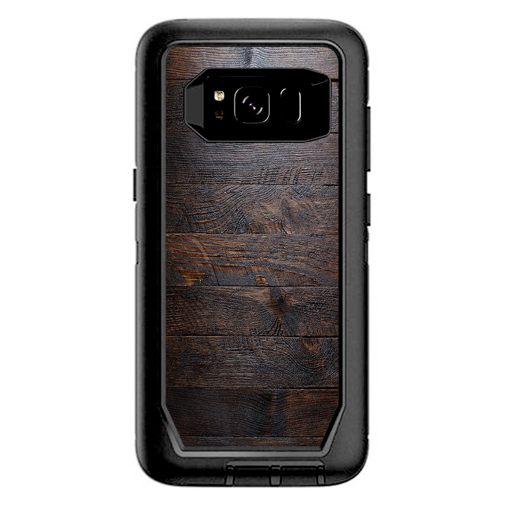  Wooden Wall Pattern Otterbox Defender Samsung Galaxy S8 Skin