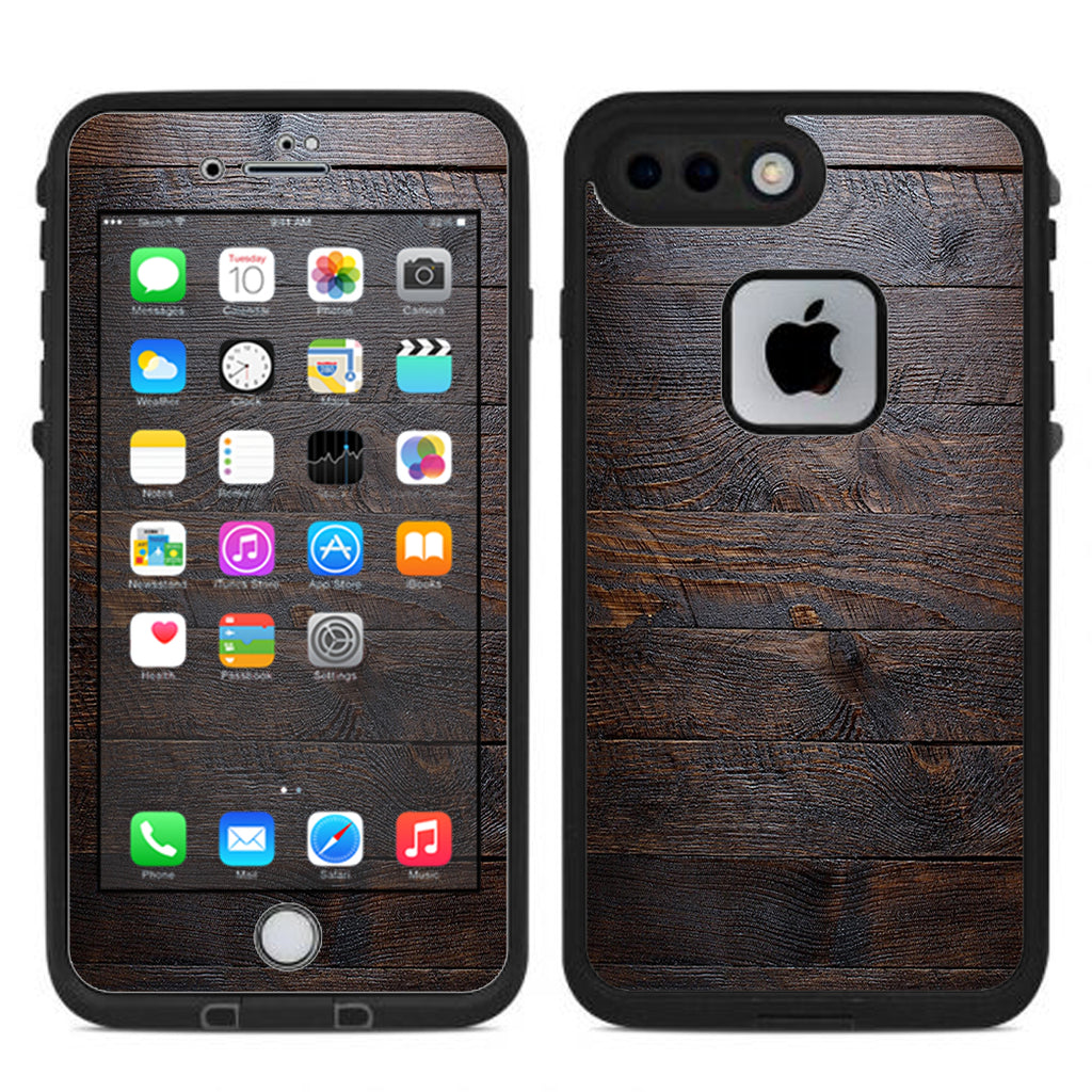 Wooden Wall Pattern Lifeproof Fre iPhone 7 Plus or iPhone 8 Plus Skin