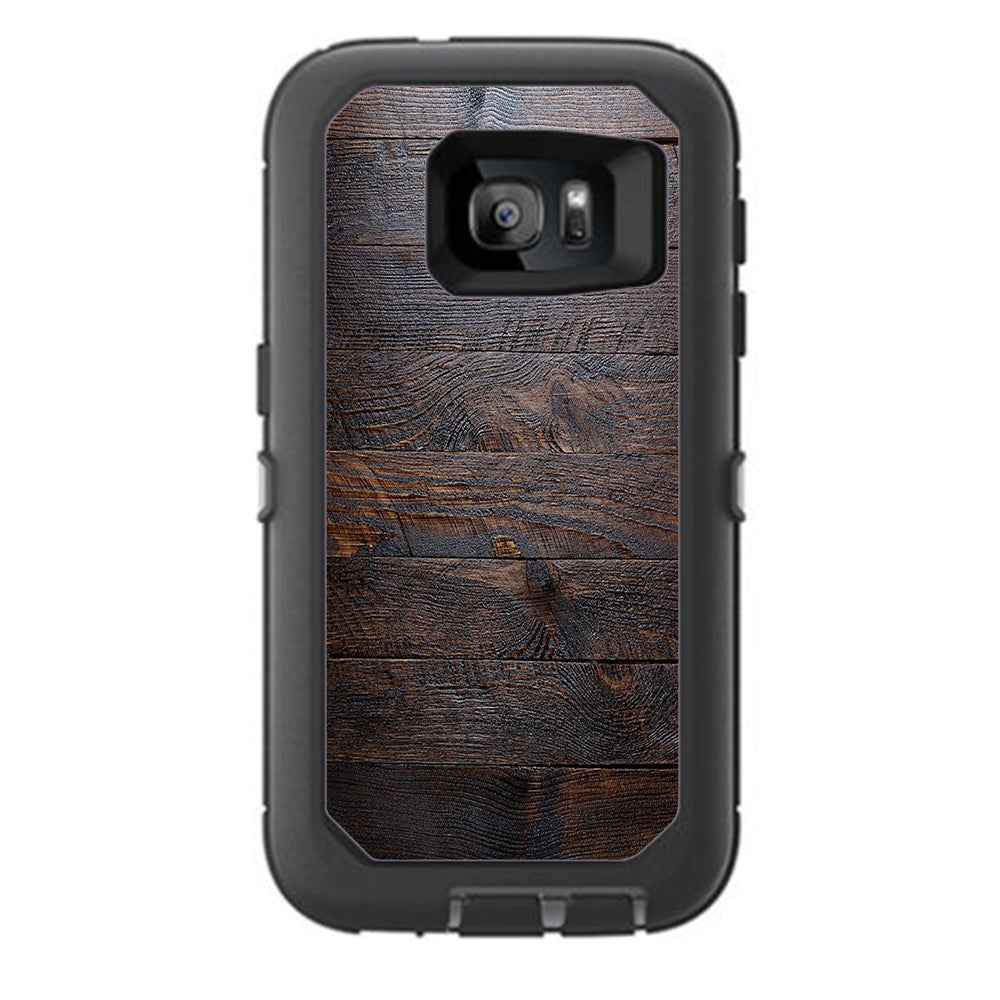  Wooden Wall Pattern Otterbox Defender Samsung Galaxy S7 Skin