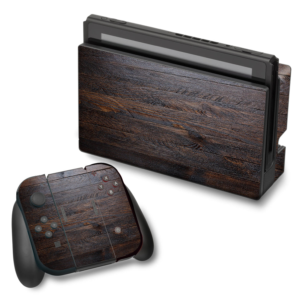  Wooden Wall Pattern Nintendo Switch Skin