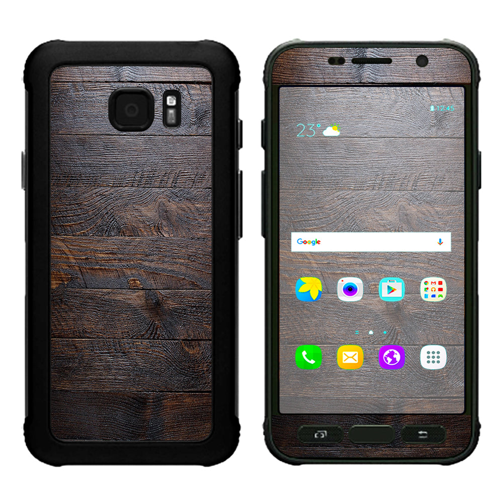 Wooden Wall Pattern Samsung Galaxy S7 Active Skin