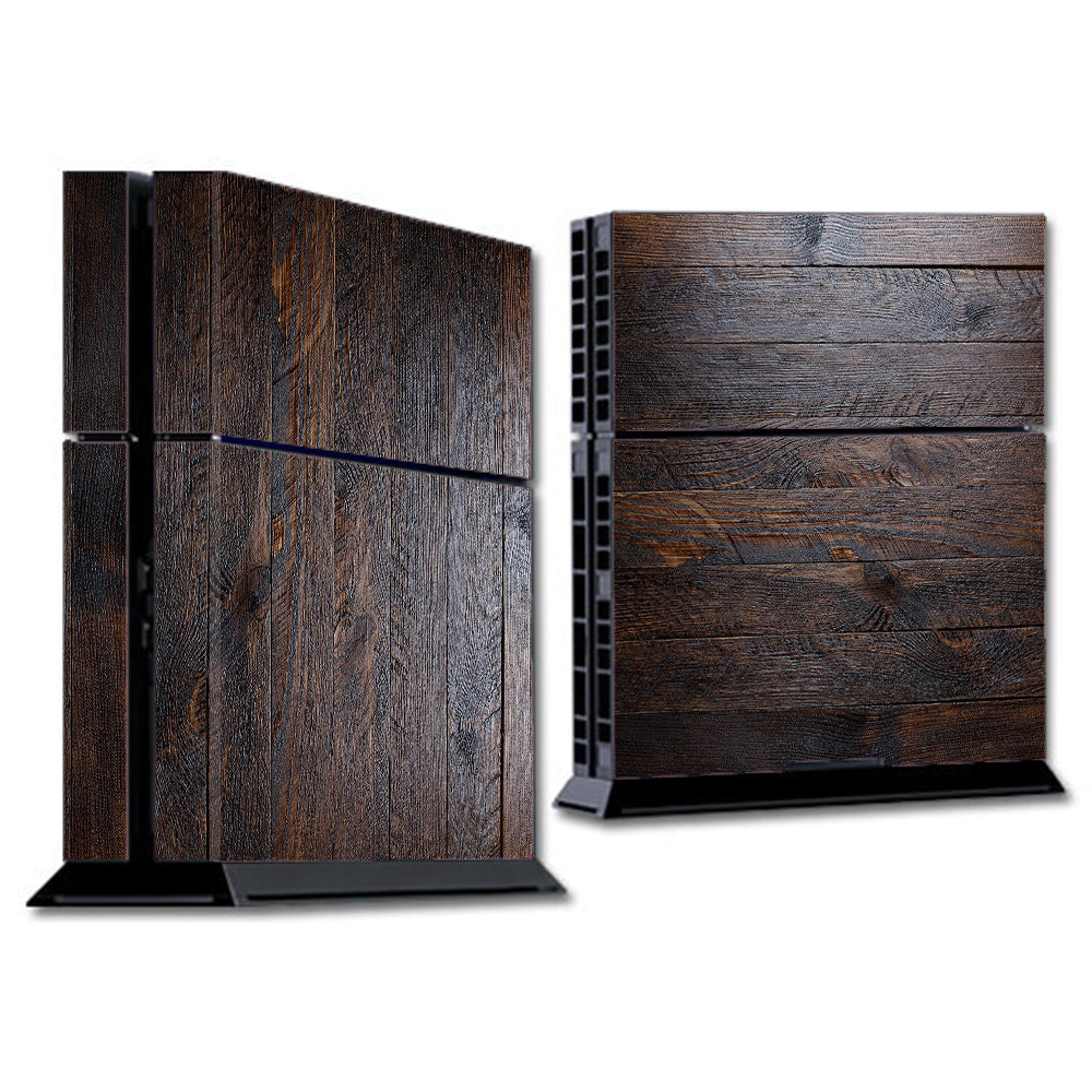  Wooden Wall Pattern Sony Playstation PS4 Skin