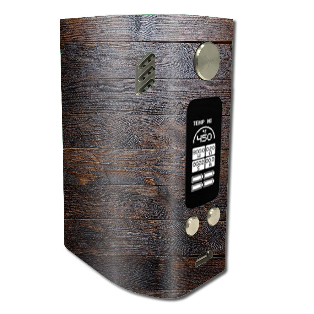  Wooden Wall Pattern Wismec Reuleaux RX300 Skin