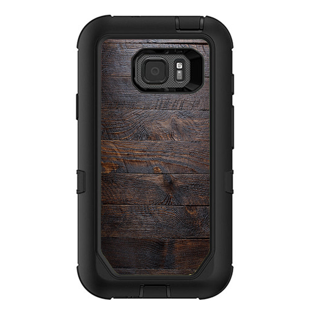  Wooden Wall Pattern Otterbox Defender Samsung Galaxy S7 Active Skin