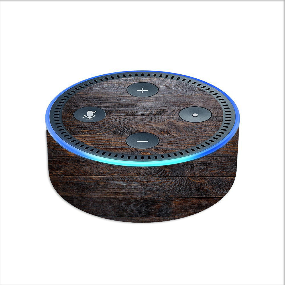  Wooden Wall Pattern Amazon Echo Dot 2nd Gen Skin