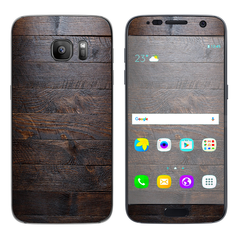  Wooden Wall Pattern Samsung Galaxy S7 Skin