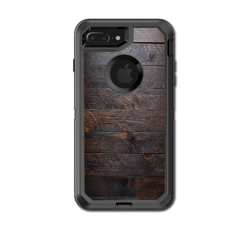  Wooden Wall Pattern Otterbox Defender iPhone 7+ Plus or iPhone 8+ Plus Skin