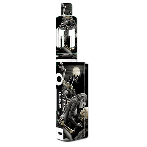  Biker Skeleton Full Moon Tattoo Kangertech Subox Mini Skin