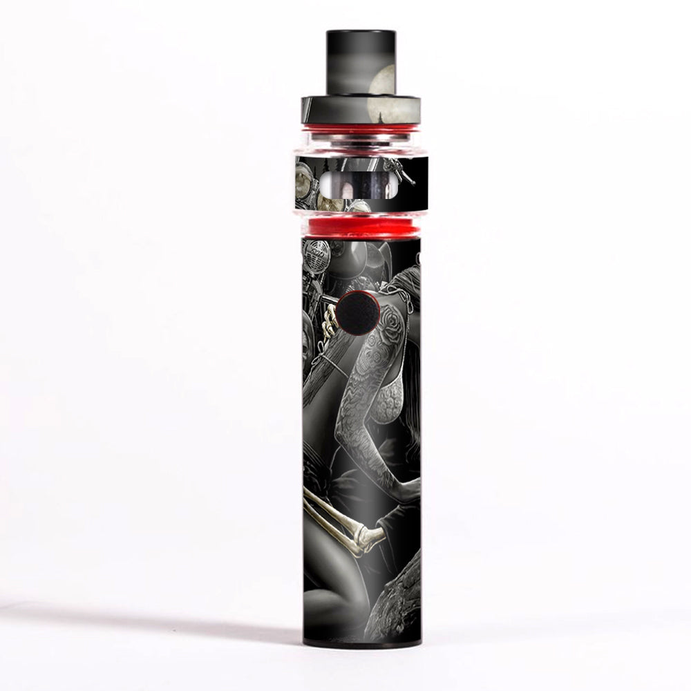  Biker Skeleton Full Moon Tattoo Smok Pen 22 Light Edition Skin