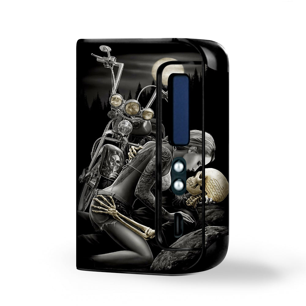  Biker Skeleton Full Moon Tattoo Smok Osub King Skin