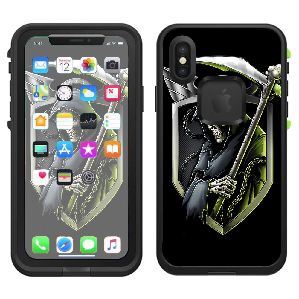  Black Ops Grim Reaper Lifeproof Fre Case iPhone X Skin