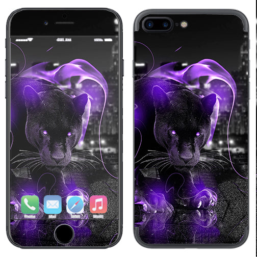 Black Panther Purple Smoke Apple  iPhone 7+ Plus / iPhone 8+ Plus Skin