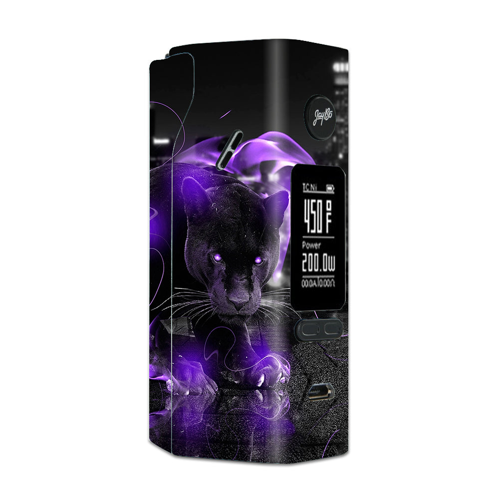  Black Panther Purple Smoke Wismec Reuleaux RX 2/3 combo kit Skin