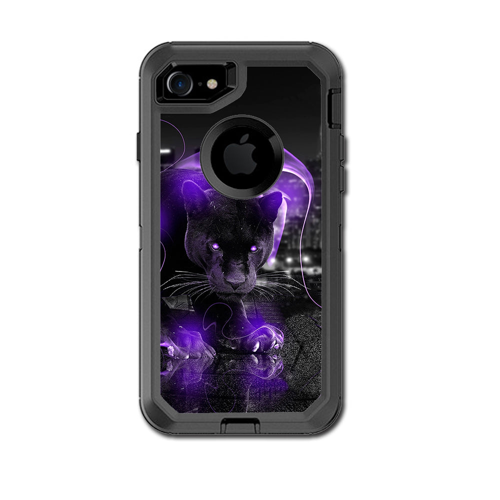  Black Panther Purple Smoke Otterbox Defender iPhone 7 or iPhone 8 Skin