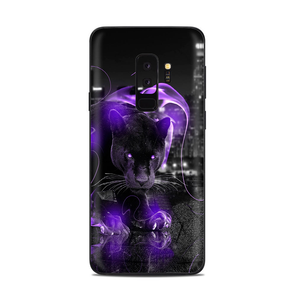  Black Panther Purple Smoke Samsung Galaxy S9 Plus Skin