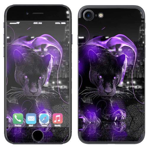  Black Panther Purple Smoke Apple iPhone 7 or iPhone 8 Skin