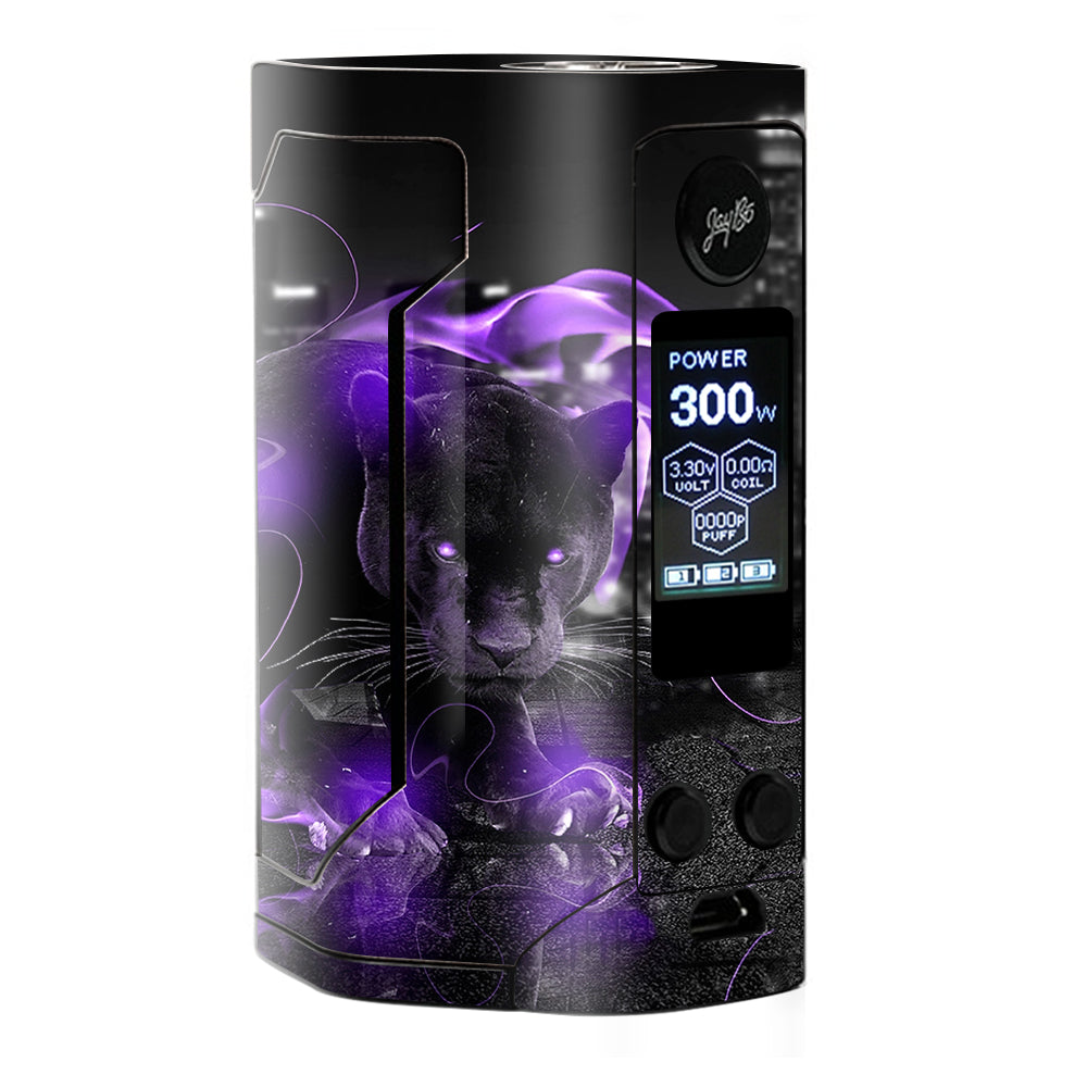  Black Panther Purple Smoke Wismec RX Gen 3 Skin