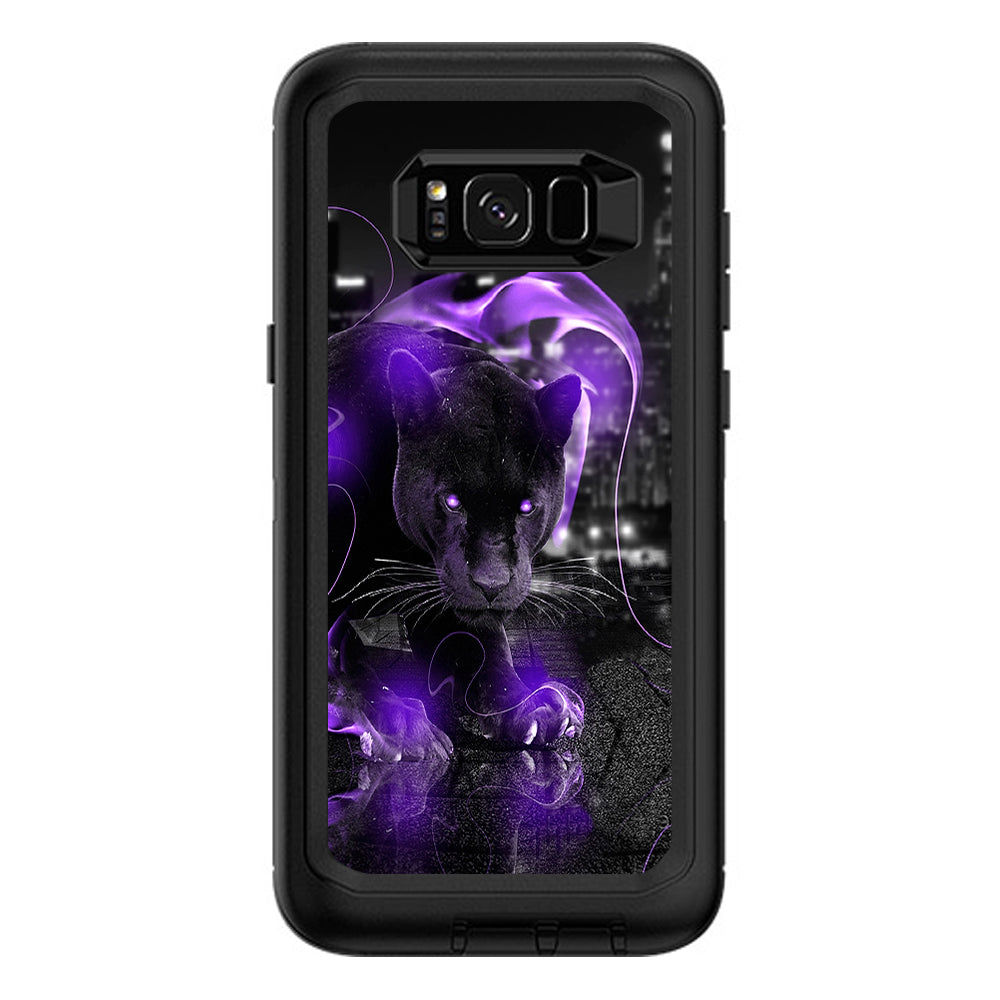  Black Panther Purple Smoke Otterbox Defender Samsung Galaxy S8 Plus Skin