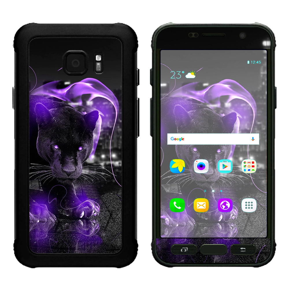  Black Panther Purple Smoke Samsung Galaxy S7 Active Skin