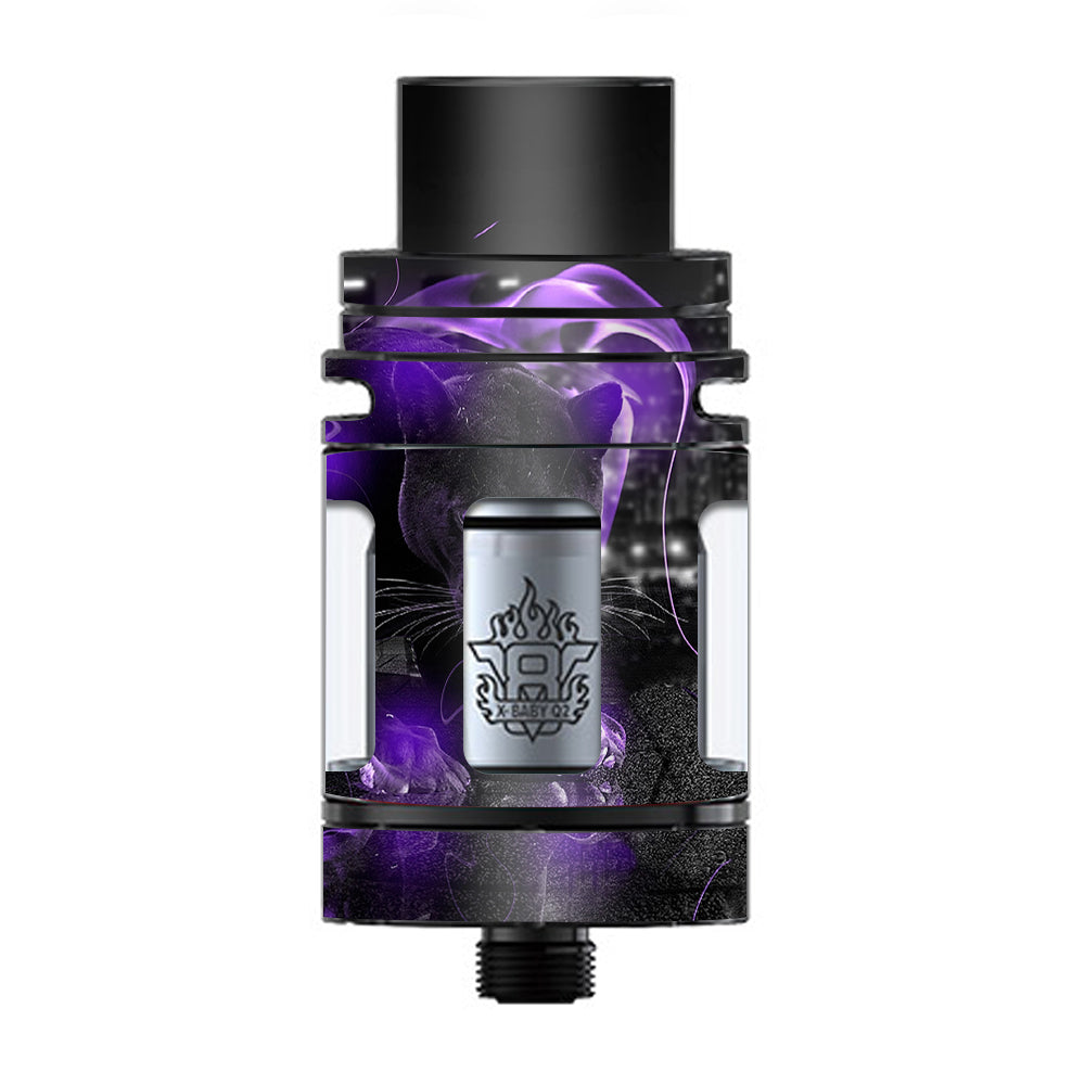  Black Panther Purple Smoke TFV8 X-baby Tank Smok Skin