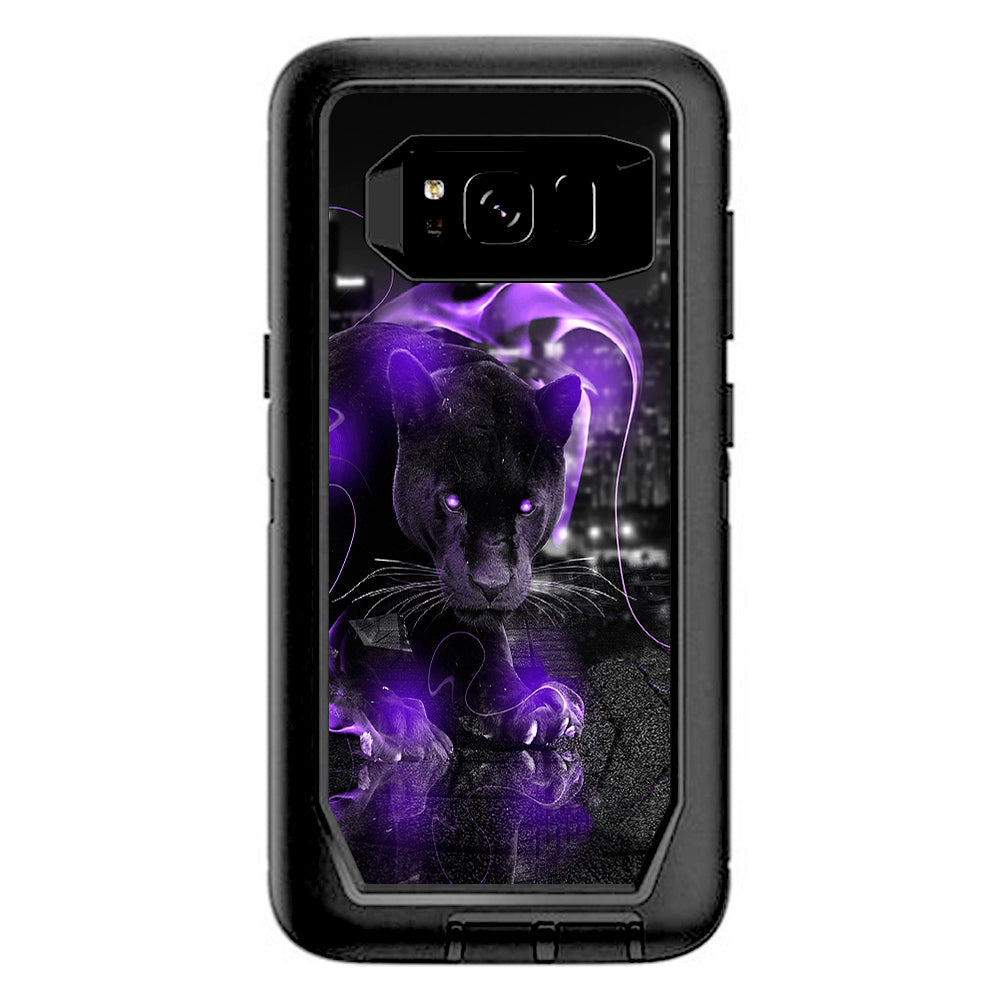  Black Panther Purple Smoke Otterbox Defender Samsung Galaxy S8 Skin