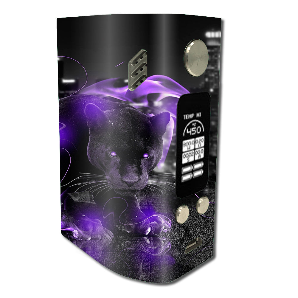  Black Panther Purple Smoke Wismec Reuleaux RX300 Skin