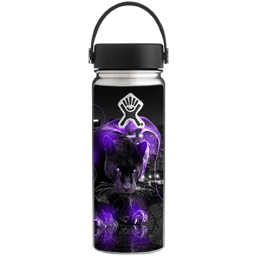  Black Panther Purple Smoke Hydroflask 18oz Wide Mouth Skin