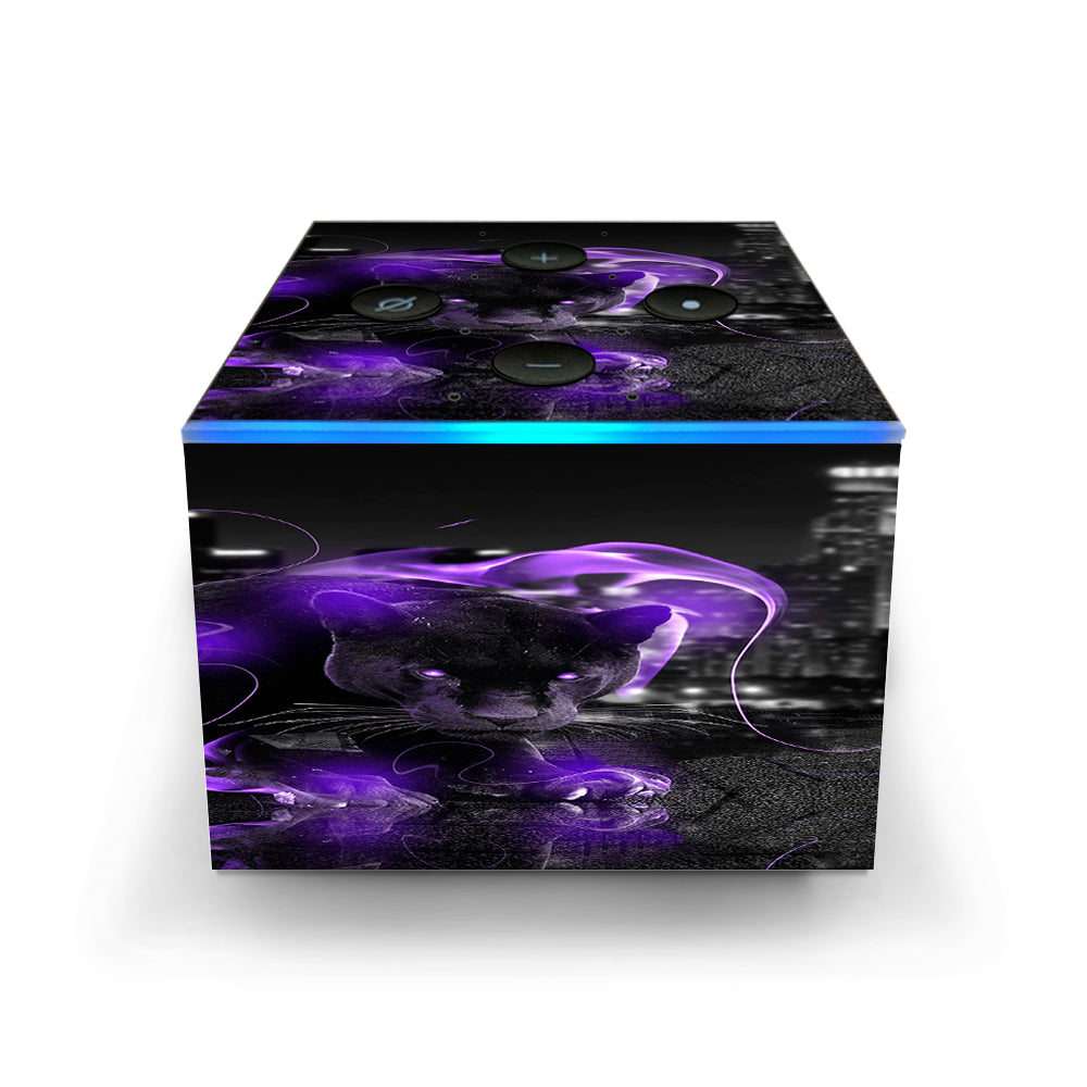  Black Panther Purple Smoke Amazon Fire TV Cube Skin