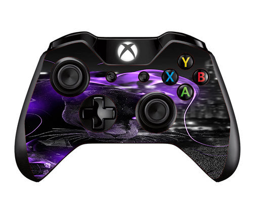  Black Panther Purple Smoke Microsoft Xbox One Controller Skin