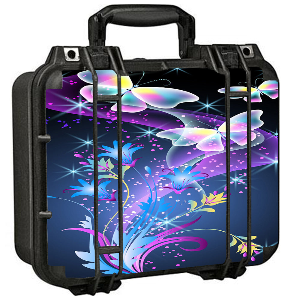  Glowing Butterflies In Flight Pelican Case 1400 Skin