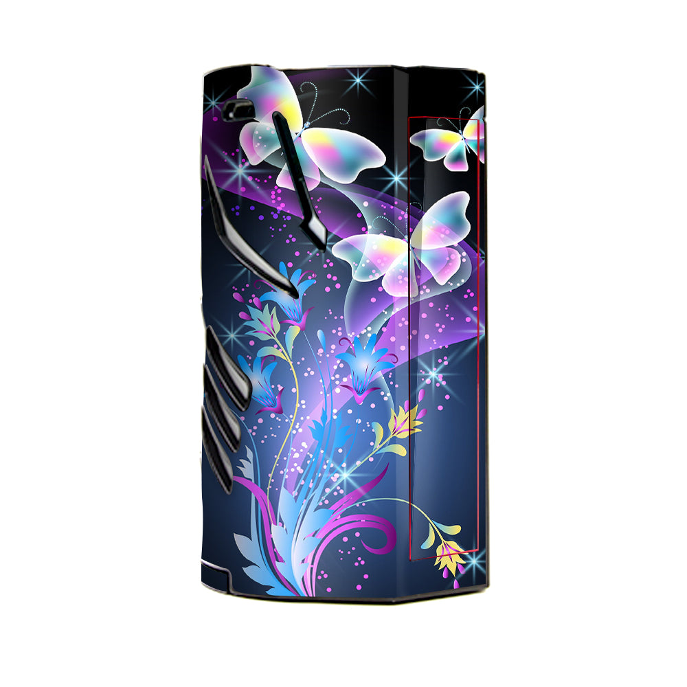  Glowing Butterflies In Flight T-Priv 3 Smok Skin