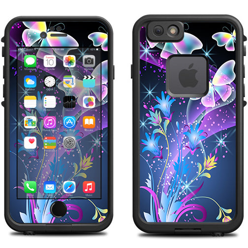  Glowing Butterflies In Flight Lifeproof Fre iPhone 6 Skin