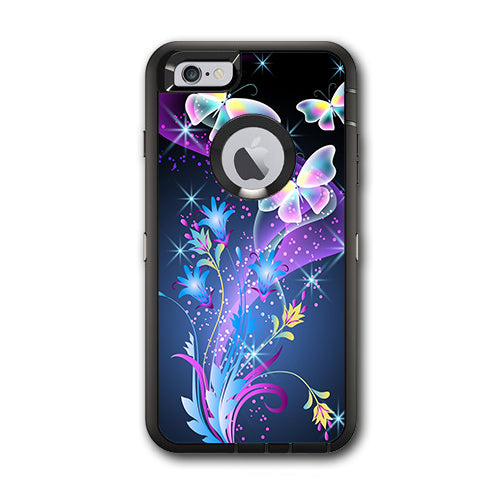  Glowing Butterflies In Flight Otterbox Defender iPhone 6 PLUS Skin